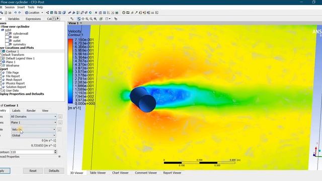 ANSYS FLUID FLUENT Tutorial 4.1- Flow over cylinder #ansys #ansysfluent #ansystutorial #simulation смотреть онлайн
