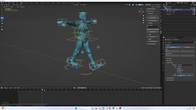 animating faster with mirroring poses and walk cycles in blender смотреть онлайн