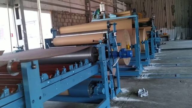 Линия производства трехслойного гофрокартона смотреть онлайн