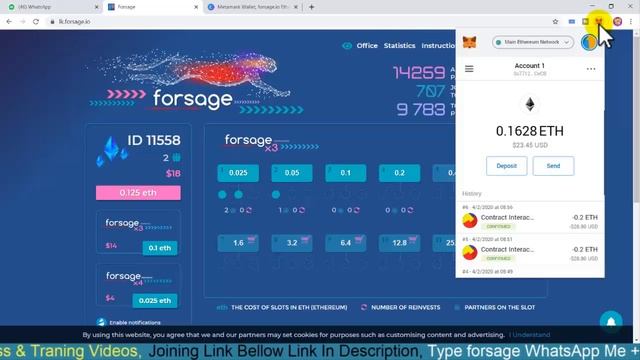 Live automatic withdrawal proof forsage.io Smart Contract, Earn Unlimeted Ethereum 100%DECENTRALIZE смотреть онлайн