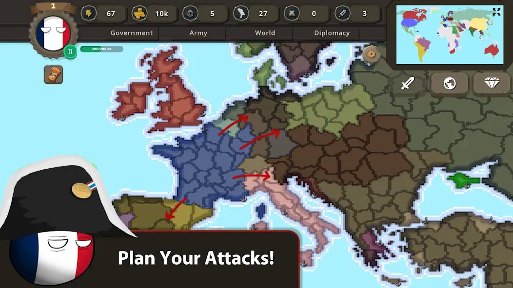 Играю в Countryballs At War