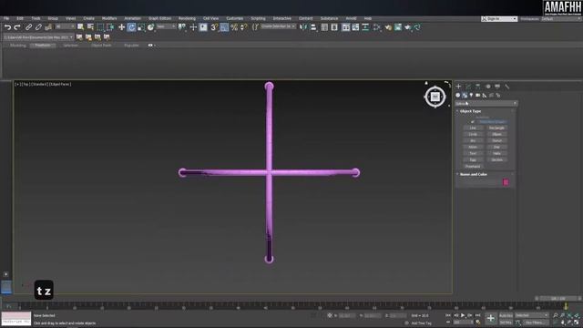 Spline Modeling how to make stool in 3ds max смотреть онлайн