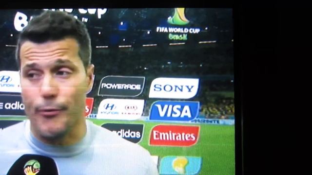 Julio Cesar Sad Interview after 7:1 Defeat смотреть онлайн