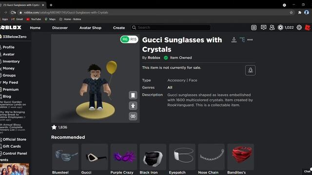 BRUH I CAUGHT THE GUCCI CRYSTALS SUNGLASSES GO LIMITED! (time stamp Around 5:50) смотреть онлайн