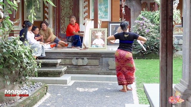latihan tari legong ratu niang sakti dari belakang смотреть онлайн