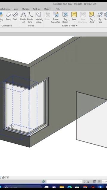 add glass on corner window #drawing #foryou #subscribe #viral #revit смотреть онлайн
