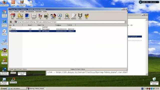 Winrar Full Yapma ( Programsız ) - Ağustos 2016 смотреть онлайн