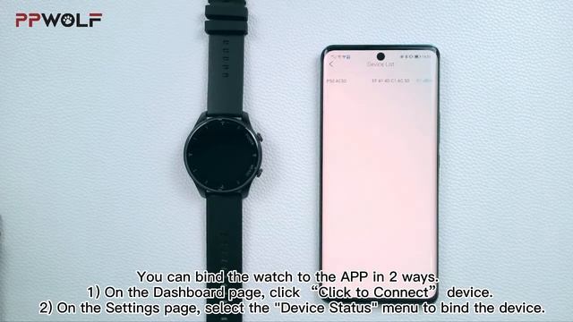 PPWOLF heathcare smartwatch P50: how to connect smartwatch and APP смотреть онлайн