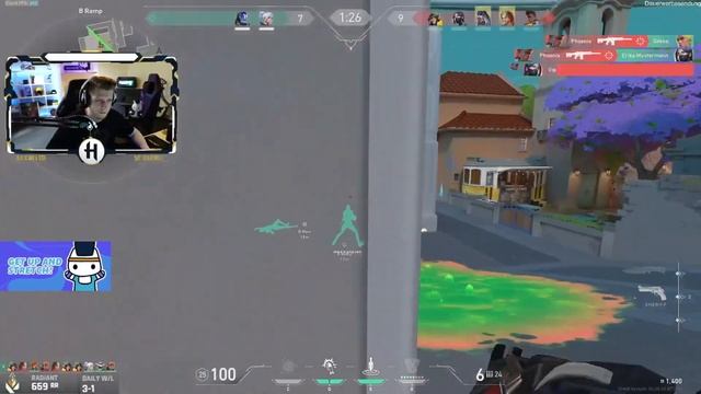 ONE TAP КЛАТЧ ОТ NATS ВАЛОРАНТ | Valorant лучшие моменты дня