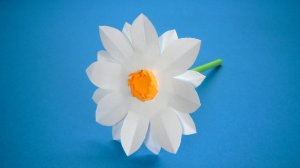 Как сделать Ромашку из бумаги | Красивые бумажные Цветы Ромашки своими руками