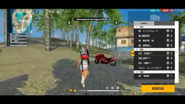 GAME OVER VS TEAM GTA- CASTER JUANX-27-FREE FIRE смотреть онлайн
