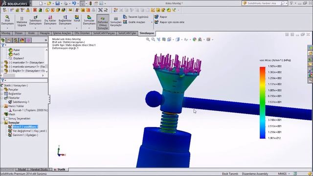 Solidworks Simulation - Statik Analiz смотреть онлайн