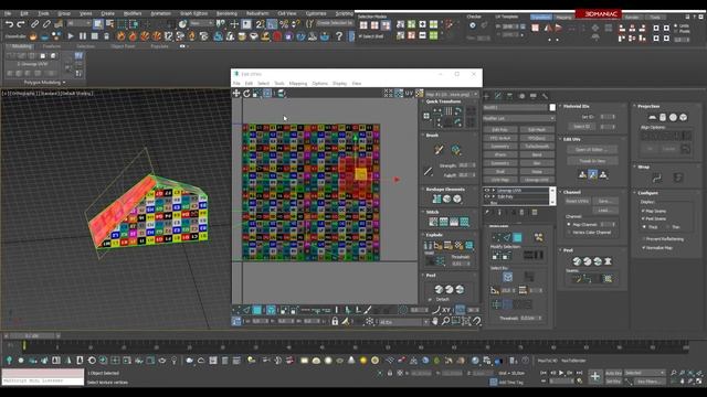 odcinek 9 - 3DS Max dla początkujących, Unwrap UWV - pierwsza krew смотреть онлайн