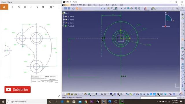 How To: CATIA 2D Sketching Practice for Beginners | CATIA 2023 смотреть онлайн