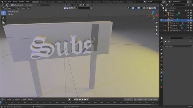 How To Create Any Imprinted Text In Blender | Beginner Tutorial смотреть онлайн