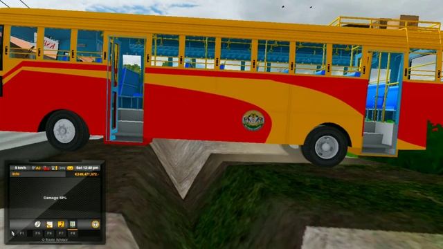 Indian Vehicle in Potholes (Ashok Leyland, Capella, SMT Bus, KSRTC) Testing In Potholes смотреть онлайн