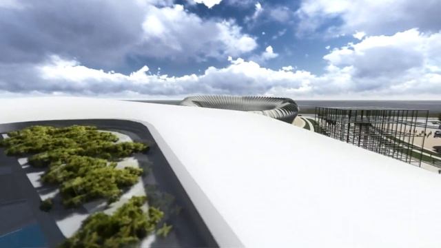 Rhinoceros + Grasshopper Expo Center Modeling Rendered By Lumion смотреть онлайн