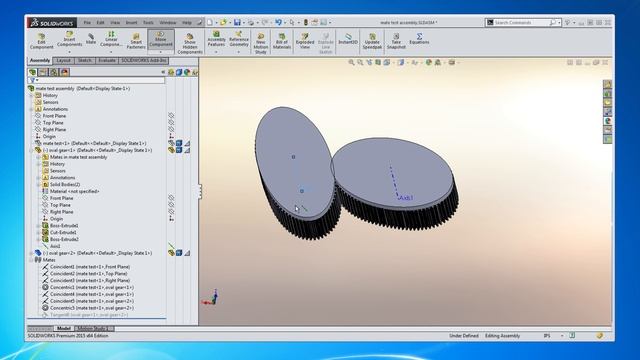 Oval gears Solidworks смотреть онлайн