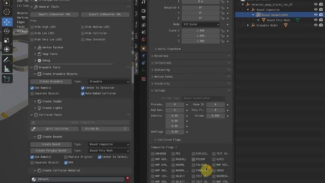 Blender / Sollumz - Create embedded collisions from drawable смотреть онлайн