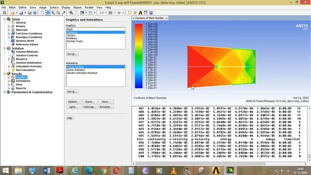 Exp: 5 Isentropic flow analysis in a 2D supersonic diffuser and asupersonic nozzle. смотреть онлайн