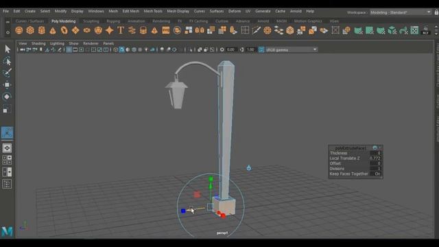 Autodesk Maya _ Stylized 3D Street Light Modeling In Maya смотреть онлайн