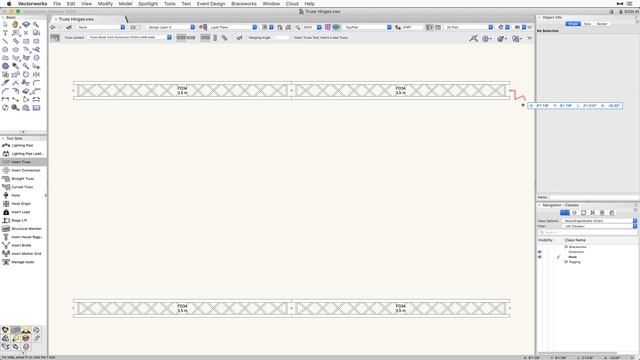 Vectorworks 2020 Hinges for Truss Items and Braceworks смотреть онлайн