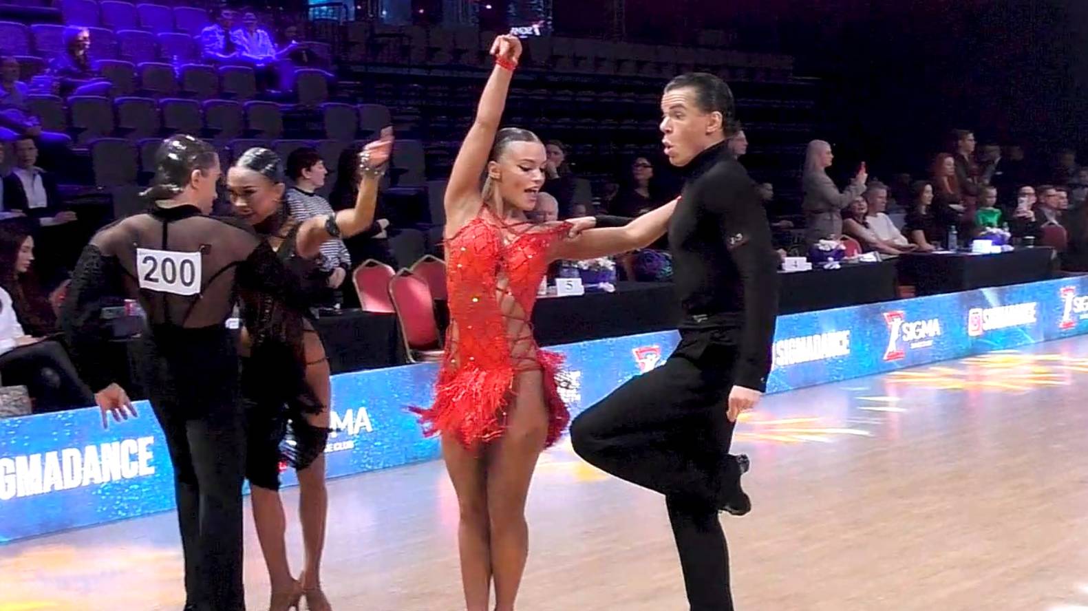 IDSU Взрослые, La (Open) 1/2: ча-ча-ча, самба румба, пасодобль, джайв. Minsk Open Championship 2025 смотреть онлайн