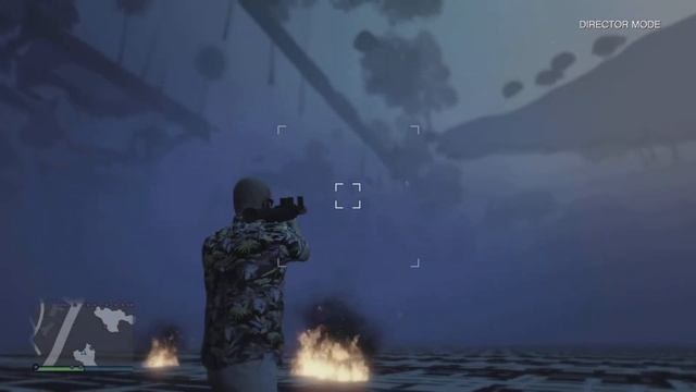 Max Payne shooting a homing launcher underneath the map glitch /bug GTA5 смотреть онлайн