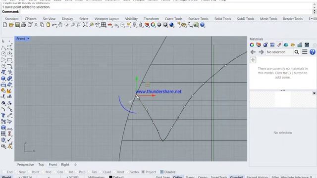 How to use revolving tool - Rhino 7 смотреть онлайн