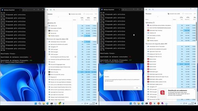 Norton VS Bitdefender | Proteção em tempo real com 1000 vírus смотреть онлайн
