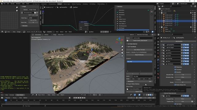TerraNode: Exporter Update - Blender 4.0 смотреть онлайн