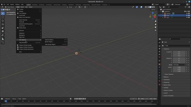 Blender 4.0: Aligning the View 🌐 смотреть онлайн