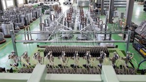 Удивительный процесс массового производства заборов. Завод по производству заборов в Южной Корее.