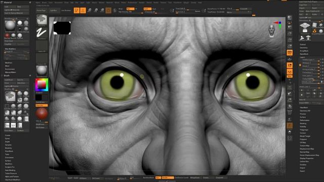 Zbrush tutorial Elf sculpting Part 5 Skin detailing 2 смотреть онлайн