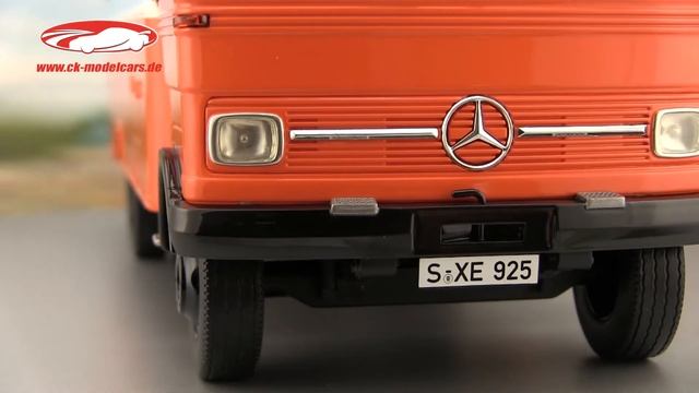 Ck-modelcars-video: Mercedes Benz LP 608 Koffer LKW GULF PremiumClassiXXs