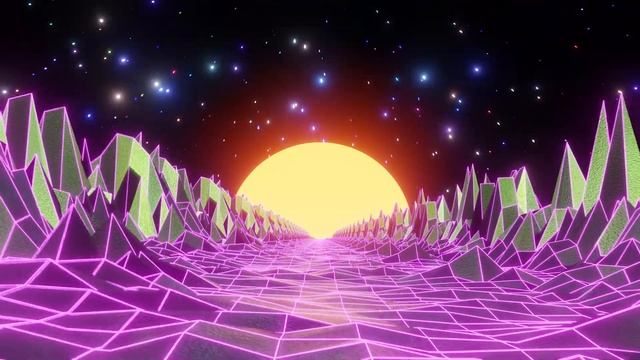 Lofi Hip Hop Retro Neon World: My first Blender Animation смотреть онлайн