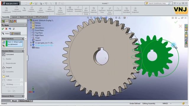 lắp ráp mô phỏng bánh răng trên solidworks смотреть онлайн