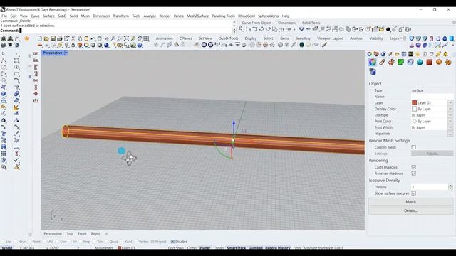 REBUILD COMMAND IN RHINO 3D | RHINO TUTORIAL | RHINO TIPS AND TRICKS | DOOR HANDLE IN RHINO 3D смотреть онлайн