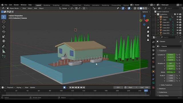 Add 3D View Camera Keyframe | @SabirJourney смотреть онлайн