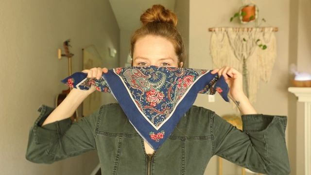 How to Wear a Bandana as a Face Covering смотреть онлайн