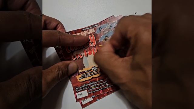 Cherry On Top $2 Scratch Tickets x 3 from the Pennsylvania Lottery смотреть онлайн