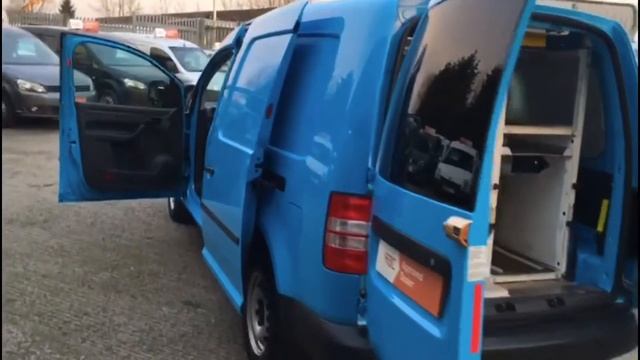 Blue VW Caddy Maxi with air con and electric pack for sale @ Simply Van Sales смотреть онлайн