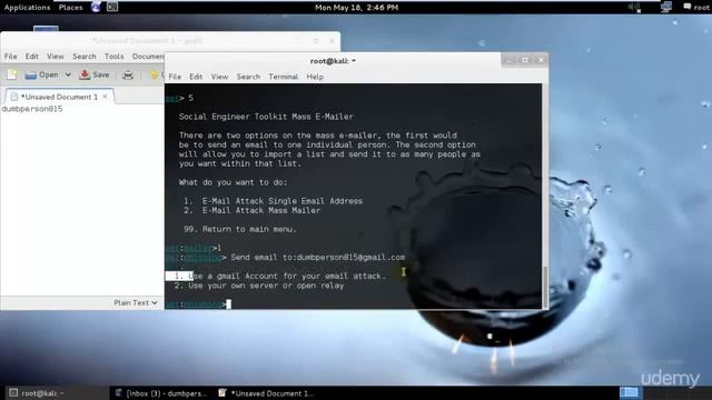 Lesson 40 Mass mailer Attack смотреть онлайн