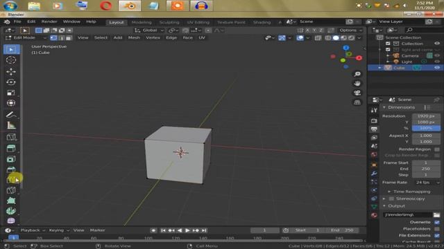 How to use Blender : Beginner Tutorial 2.82-2.90 Editing Tool. смотреть онлайн