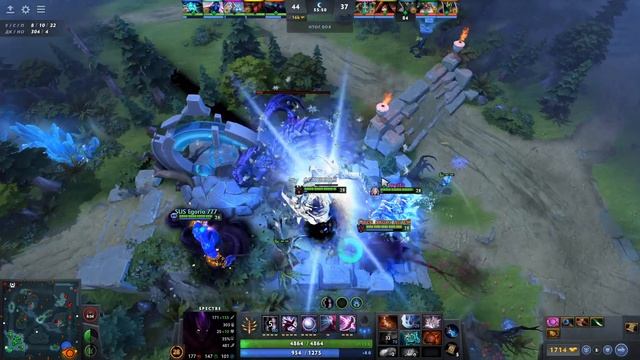 DOTA 2 / Не пустили рошана в портал и закончили игру / Roshan в Dota 2