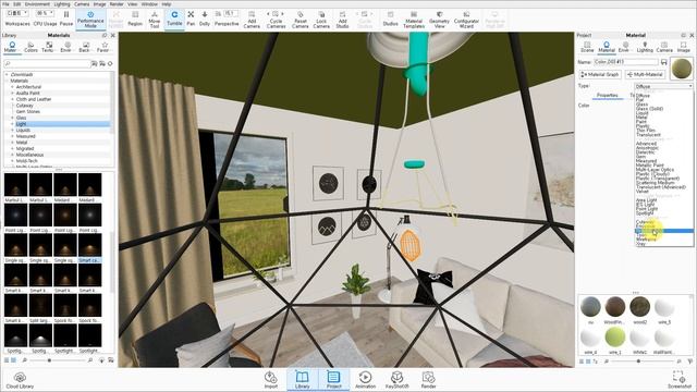 Keyshot Interior Workflow