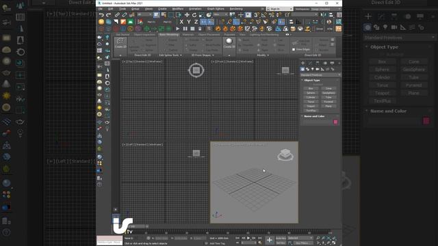 005 أدخل صورة في 3DS MAX للرسم عليها смотреть онлайн