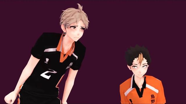 【Haikyuu!! MMD】Mama Mia~ смотреть онлайн