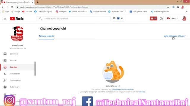 Youtube new update 2020 | New Update for Copyright Tab | Technical Santanu Raj | смотреть онлайн