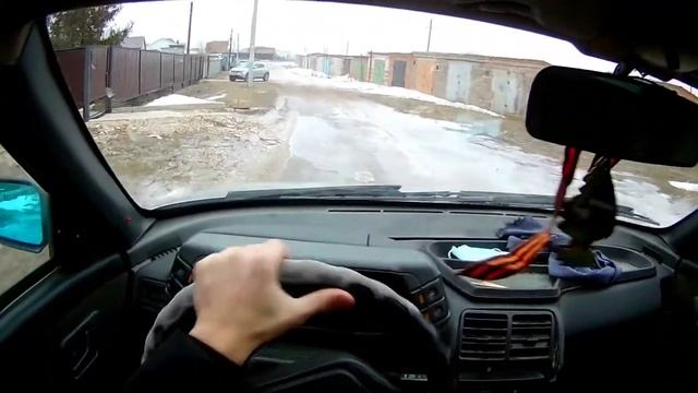 Vlog- езда от первого лица на ваз 2110,встретил дпс, езда без прав! с хорошей музыкой!